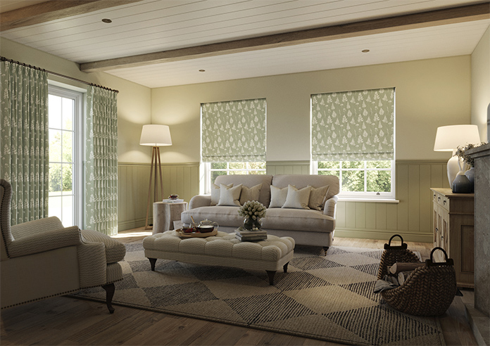 Emily Bond Tynesfield, Sage - Twist&Fit Roman Blind - Image 7